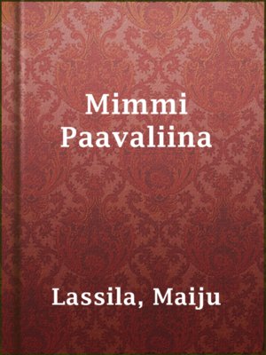 cover image of Mimmi Paavaliina